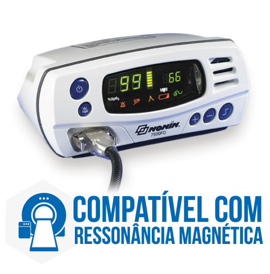 Nonin® 7500FO Oxímetro de Pulso para Ressonância Magnética