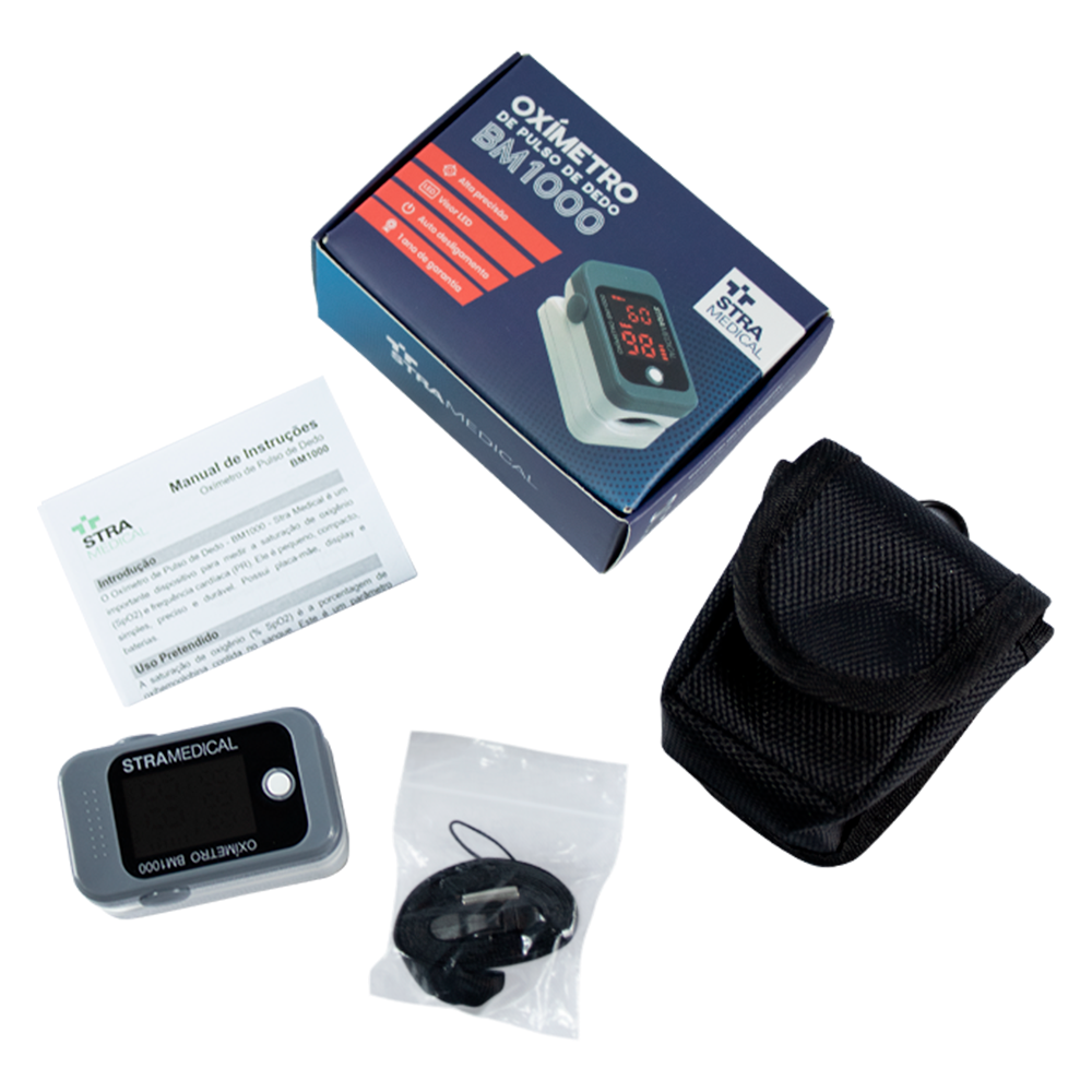 Stra Medical® Oxímetro de Pulso de Dedo BM1000